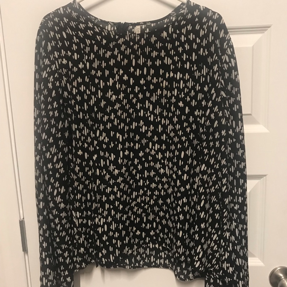 Cato bell sleeve blouse 3x
